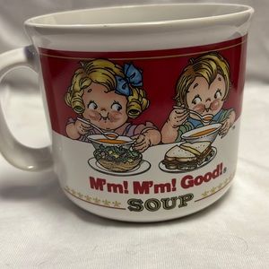 Campbell's Soup Vintage 1989 ceramic soup mug.